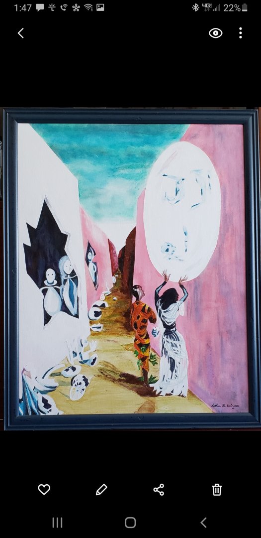 Painting bu Remedios Varo " Gypsy and Harlequin"